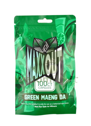 Pain Out (Maxx Out) Kratom Capsules 100Ct Green Maeng Da Pain Out