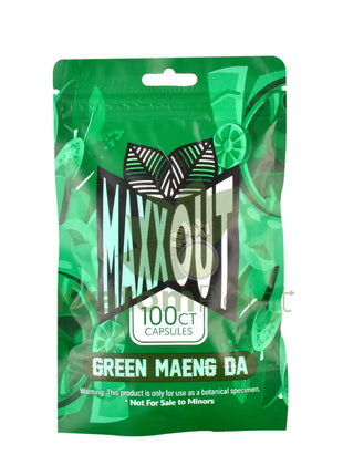 Pain Out (Maxx Out) Kratom Capsules 100Ct Green Maeng Da Pain Out