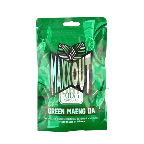 Pain Out (Maxx Out) Kratom Capsules 100Ct Green Maeng Da Pain Out
