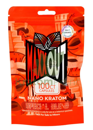 Pain Out (Maxx Out) Kratom Capsules 100Ct Special Blend Pain Out
