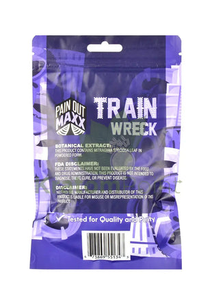 Pain Out Kratom Capsules 100Ct Trainwreck Pain Out-back
