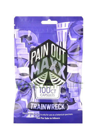 Pain Out Kratom Capsules 100Ct Trainwreck Pain Out