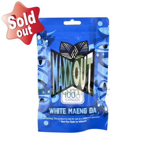 Pain Out (Maxx Out) Kratom Capsules 100Ct White Maeng Da Pain Out