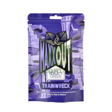 MAXX Out Kratom Capsules 160ct Train Wreck