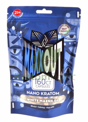 Pain Out (Maxx Out) Kratom Capsules 160ct White Maeng Da pain out