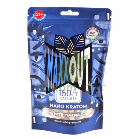 Pain Out (Maxx Out) Kratom Capsules 160ct White Maeng Da pain out