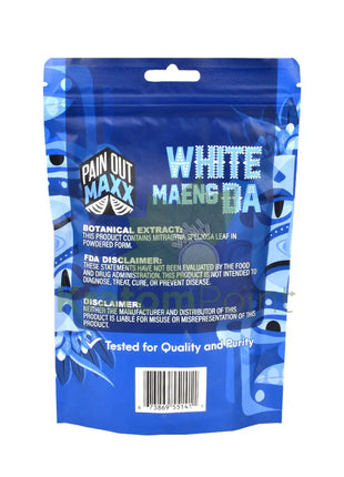 Pain Out Kratom Capsules 160count White Maeng Da-back