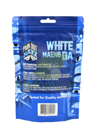 Pain Out Kratom Capsules 160count White Maeng Da-back