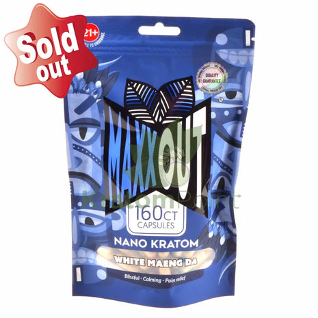 Pain Out (Maxx Out) Kratom Capsules 160ct White Maeng Da pain out