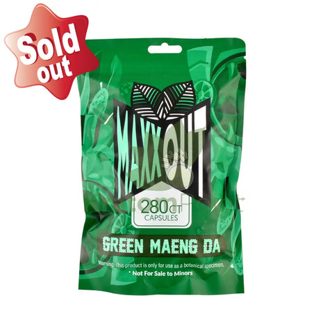 MAXX Out Kratom Capsules 280ct Green Maeng Da