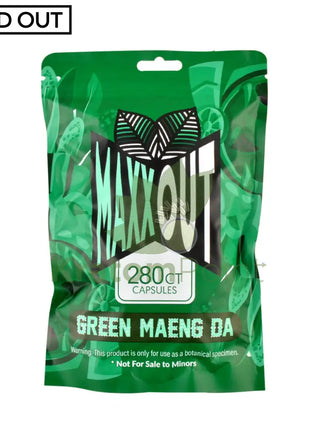 MAXX Out Kratom Capsules 280ct Green Maeng Da