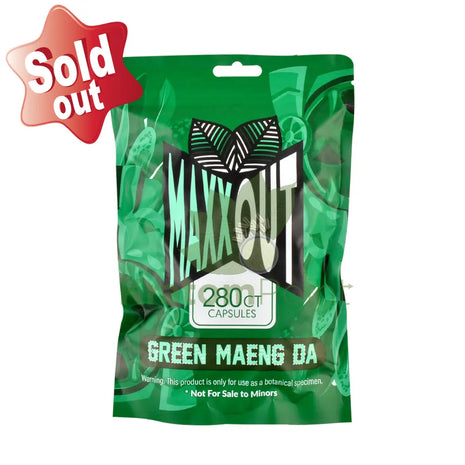 MAXX Out Kratom Capsules 280ct Green Maeng Da