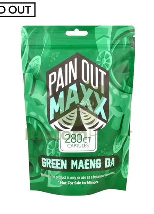 Pain Out Kratom 280 count capsules Green Maeng Da