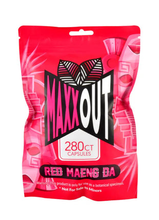 MAXX Out Kratom Capsules 280ct Red Maeng Da