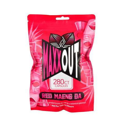 MAXX Out Kratom Capsules 280ct Red Maeng Da