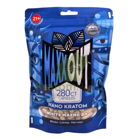 Pain Out (Maxx Out) Kratom Capsules 280ct White Maeng Da - pain out