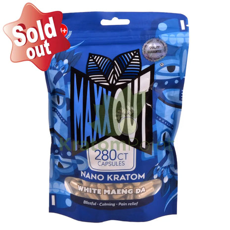 Pain Out (Maxx Out) Kratom Capsules 280ct White Maeng Da - pain out