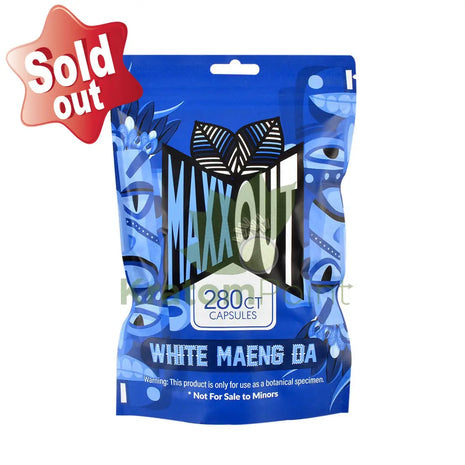 MAXX Out Kratom Capsules 280ct White Maeng Da