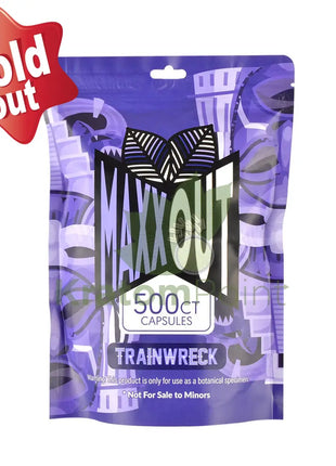 Pain Out (Maxx Out) Kratom Capsules 500Ct Train Wreck Pain Out