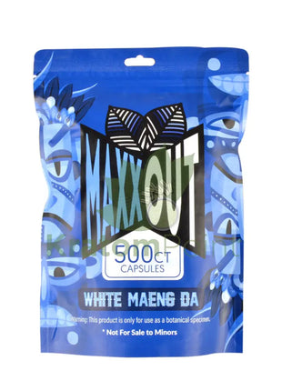 Pain Out (Maxx Out) Kratom Capsules 500Ct White Maeng Da Pain Out