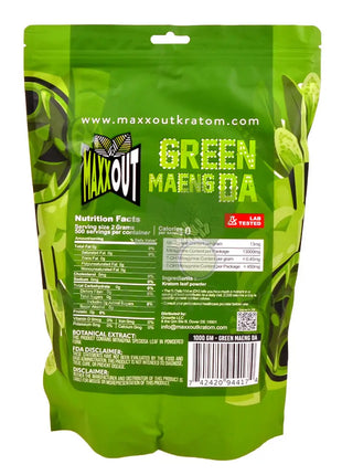 Pain Out (Maxx Out) Kratom Powder 1000g Green Maeng Da - pain out