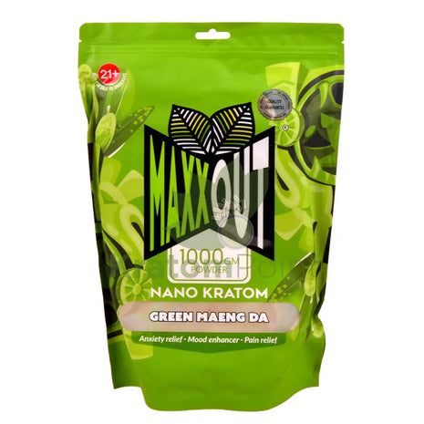 Pain Out (Maxx Out) Kratom Powder 1000g Green Maeng Da - pain out