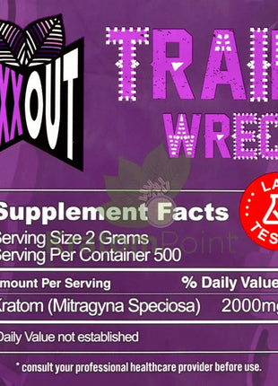 Pain Out (Maxx Out) Kratom Powder 1000G Train Wreck Pain Out