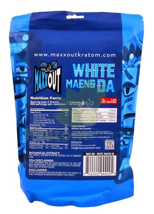 Pain Out (Maxx Out) Kratom Powder 1000g White Maeng Da - pain out