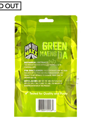 Pain Out Kratom Powder 100G Green Maeng Da Pain Out-back