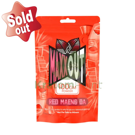 Pain Out (Maxx Out) Kratom Powder 100G Red Maeng Da Pain Out