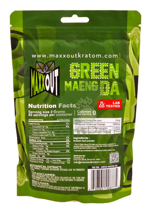 Pain Out (Maxx Out) Kratom Powder 160g Green Maeng Da - pain out
