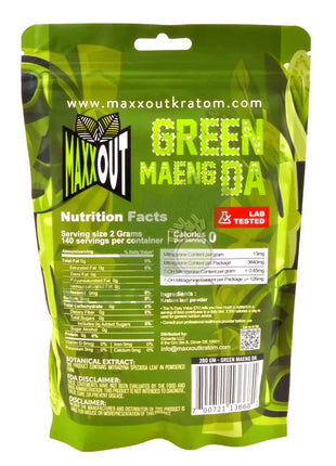 Pain Out (Maxx Out) Kratom Powder 280g Green Maeng Da pain out