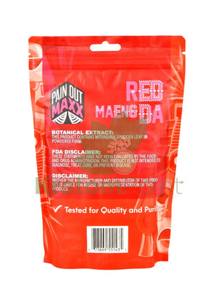 Pain Out Kratom 280 gram Powder Red Maeng Da-back