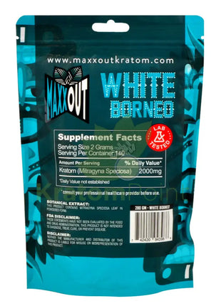 Pain Out (Maxx Out) Kratom Powder 280G White Borneo Vitamins & Supplements