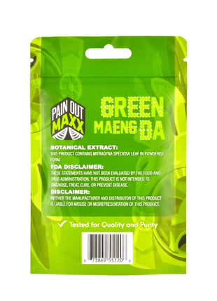 Pain Out Kratom Powder 40G Green Maeng Da Pain Out-back