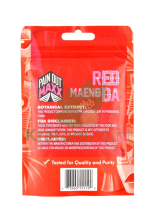 Pain Out Kratom Powder 40G Red Maeng Da Pain Out-back