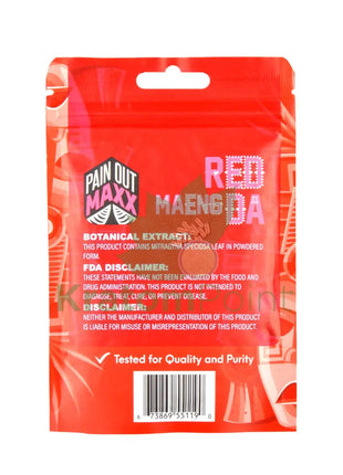 Pain Out Kratom Powder 40G Red Maeng Da Pain Out-back