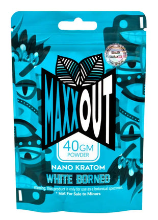 Pain Out (Maxx Out) Kratom Powder 40G White Borneo Pain Out