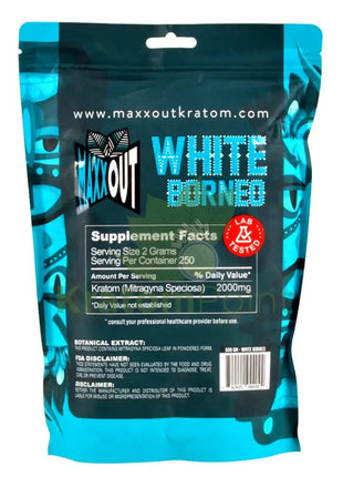Pain Out (Maxx Out) Kratom Powder 500G White Borneo Pain Out