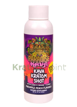 Paradise Pineapple Peach Kava Shot 1 bottle Kava & Kratom