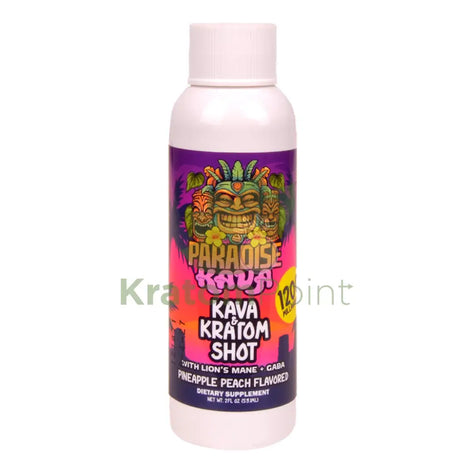 Paradise Pineapple Peach Kava Shot 1 bottle Kava & Kratom