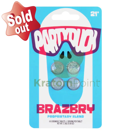 Party Duck Brazbry Tablets 4 count general merchandise