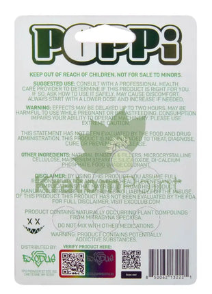 POPPi Hyper Hydroxy Blend 35mg Mighty Mint Tablets 6 count Hydroxy
