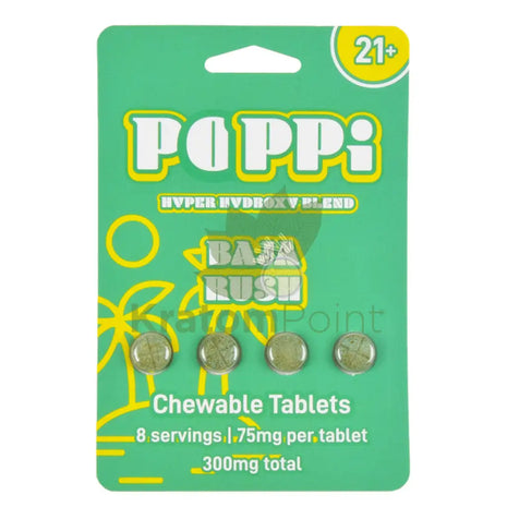 POPPi Hyper Hydroxy Blend 75mg Baja Rush Tablets 4 count Hydroxy