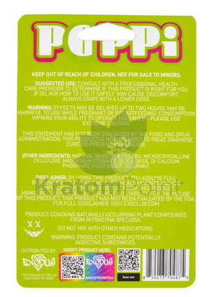 POPPi Hyper Hydroxy Blend 75mg Kiwi Dragonfruit Tablets 4 count Hydroxy