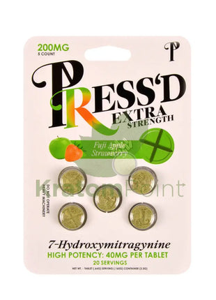 Press’d 7 OH Extra Strength Fuji Apple Strawberry Tablets 5ct Hydroxy