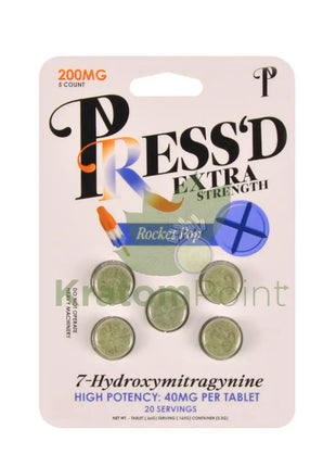 Press’d 7 OH Extra Strength Rocket Pop Tablets 5ct Hydroxy
