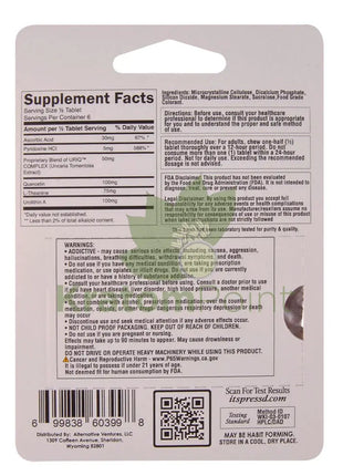 Press’d Botanicals 300mg Uriq Complex Blue Razz Tablets 3ct Cats claw