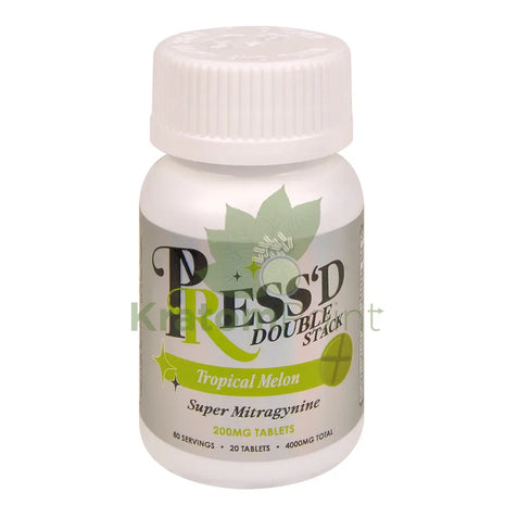 Press’d Double Stack Tropical Melon Super MIT Tablets 20 count - kratom extract
