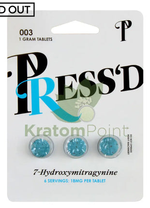 Press’d Kratom 3 Tablets